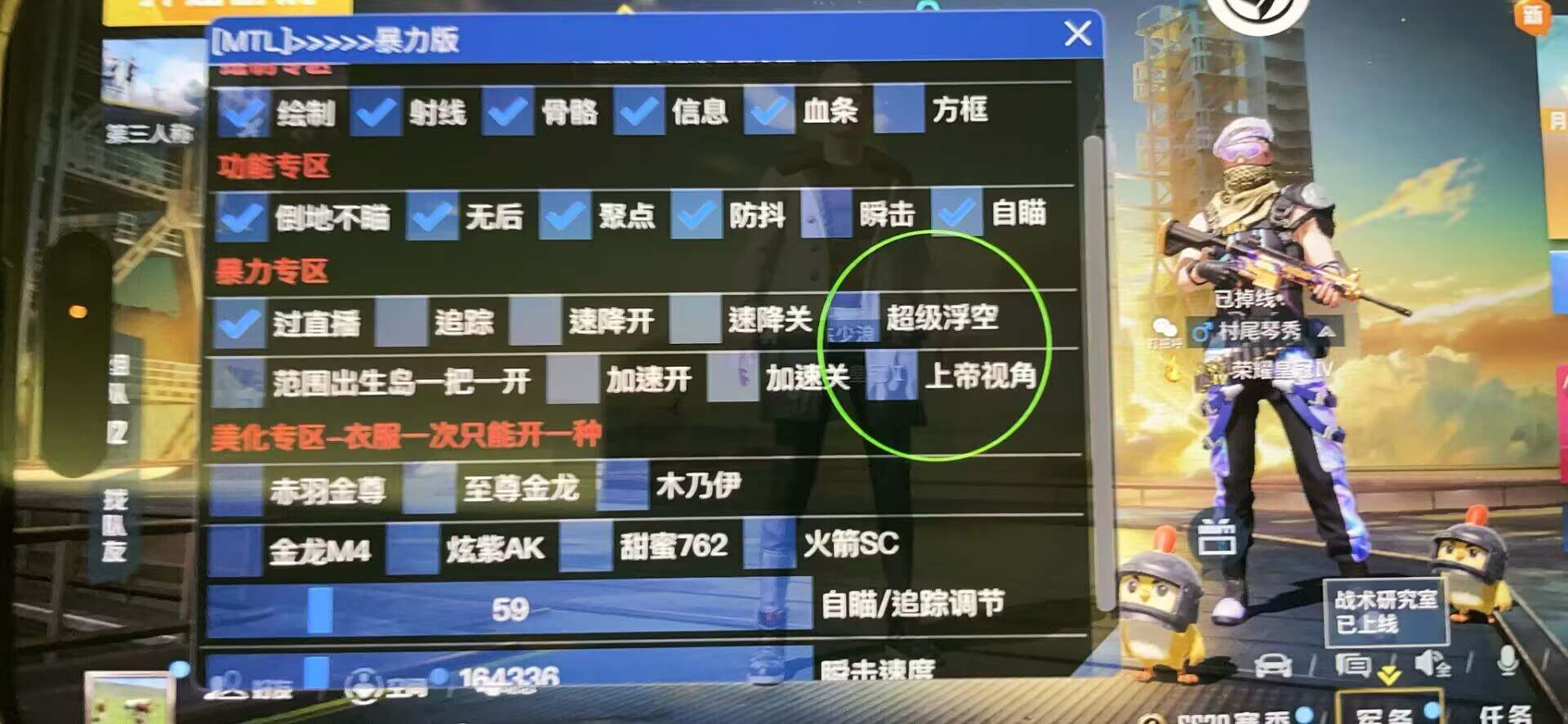 和平精英模拟器《ACE》内部辅助上架
